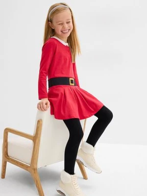 Sukienka dziewczęca bożonarodzeniowa z dżerseju bonprix