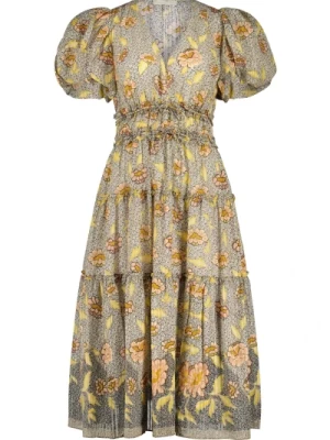 Sukienka Eloisa z Wzorem Kwiatowym Ulla Johnson