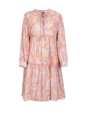 LIEBLINGSSTÜCK Sukienka "Estera" w kolorze różowo-błękitno-pomarańczowym rozmiar: 42