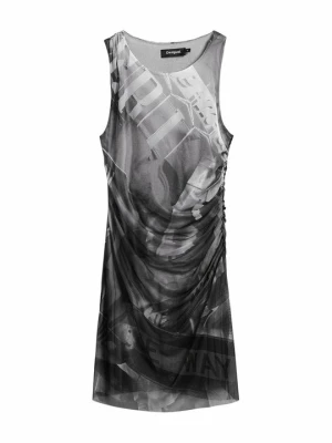 Sukienka etui Desigual czarny