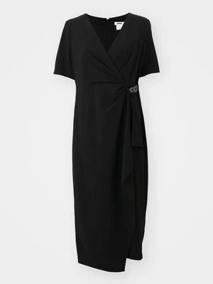Sukienka etui DKNY czarny