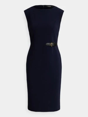 Sukienka etui Lauren Ralph Lauren granatowy