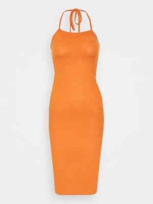 Sukienka etui Missguided ciemnoczerwony