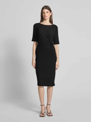 Sukienka etui o kroju slim fit z wiązanym detalem s.Oliver BLACK LABEL