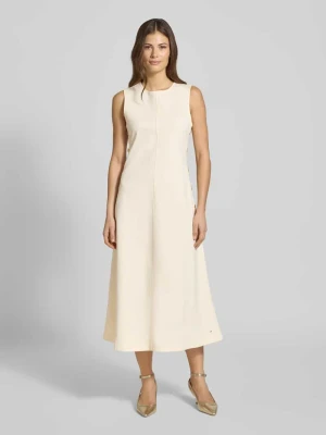 Sukienka etui taliowana z mieszanki bawełny Tommy Hilfiger