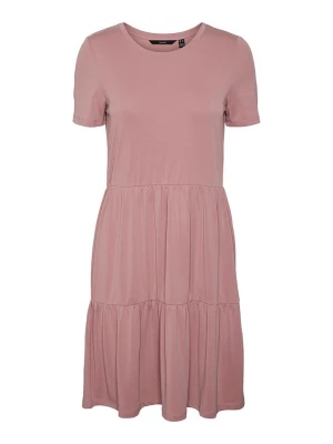 Vero Moda Sukienka "Filli Calia" w kolorze jasnoróżowym rozmiar: XS
