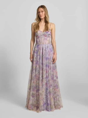 sukienka gorsetowa we wzór na całej powierzchni Mascara