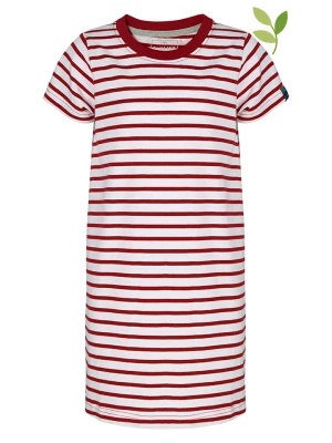 elkline Sukienka "Hanna" w kolorze czerwono-białym rozmiar: 92/98