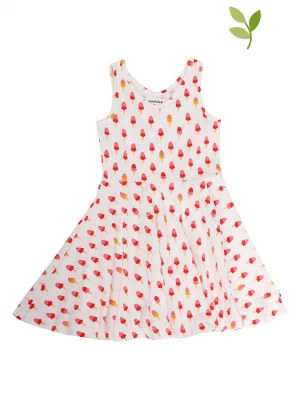 ONNOLULU Sukienka "Icecream" w kolorze czerwono-biało-jasnoróżowym rozmiar: 98/104