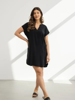 SUKIENKA ISABELLE CUPRO CZARNA S - Flawless