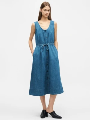 Sukienka jeansowa A.p.c. niebieski