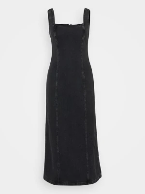 Sukienka jeansowa Abercrombie & Fitch czarny