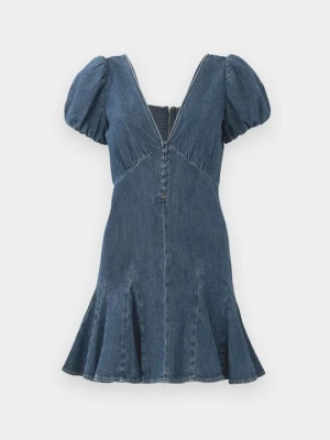 Sukienka jeansowa Alice + Olivia granatowy