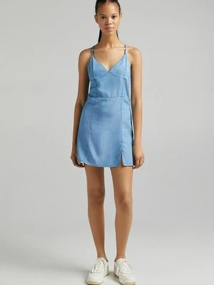 Sukienka jeansowa Bershka