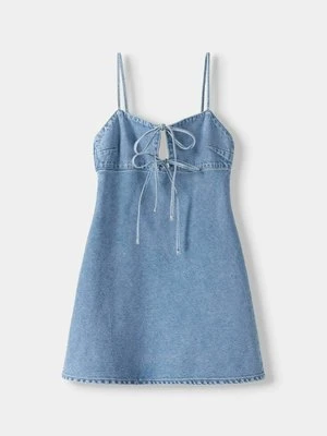 Sukienka jeansowa Bershka