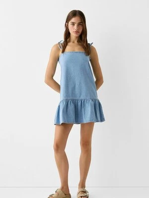 Sukienka jeansowa Bershka
