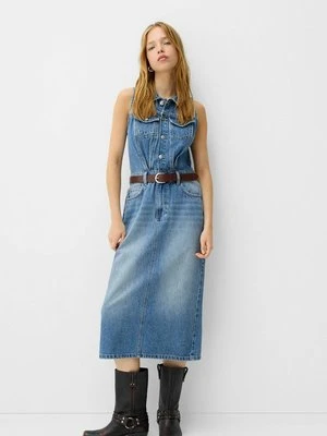 Sukienka jeansowa Bershka