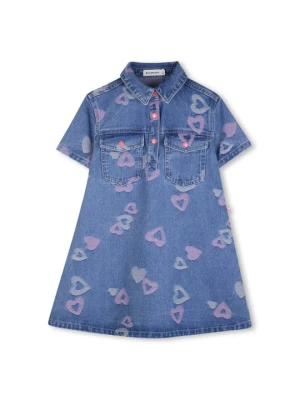 Sukienka jeansowa Billieblush niebieski