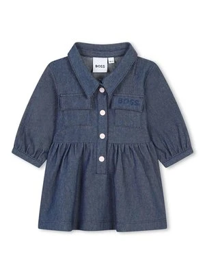 Sukienka jeansowa BOSS Kidswear