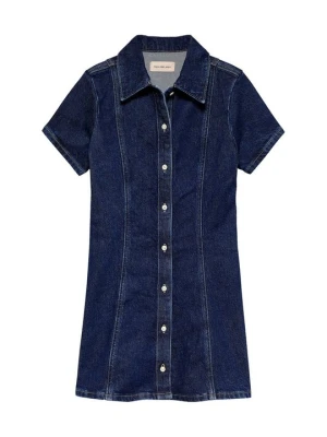 Sukienka jeansowa Calvin Klein Jeans granatowy