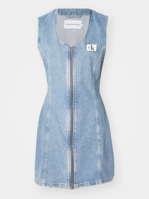 Sukienka jeansowa Calvin Klein Jeans jasnoniebieski denim