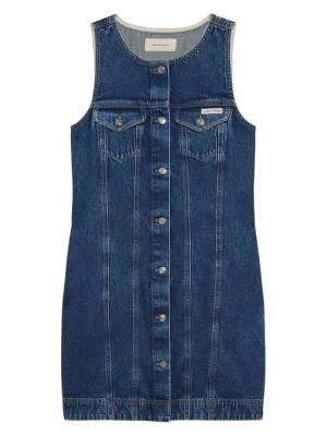 Sukienka jeansowa Calvin Klein Jeans niebieski