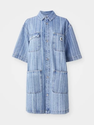 Sukienka jeansowa Carhartt WIP niebieski