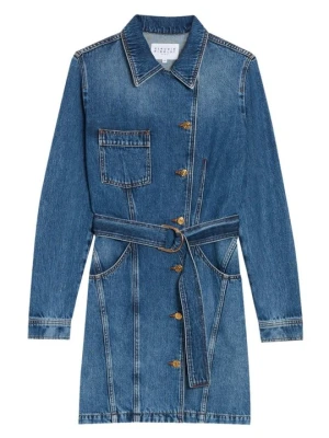Sukienka jeansowa CLAUDIE PIERLOT niebieski denim