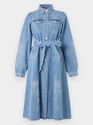 Sukienka jeansowa Cras niebieski denim