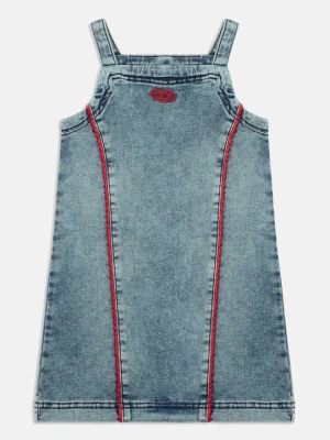 Sukienka jeansowa Diesel niebieski denim