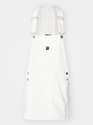 Sukienka jeansowa DKNY biały