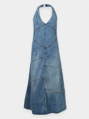 Sukienka jeansowa EB DENIM jasnoniebieski denim