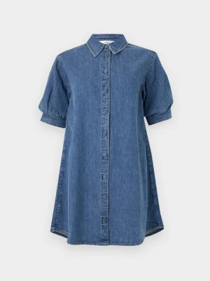 Sukienka jeansowa Frame niebieski denim