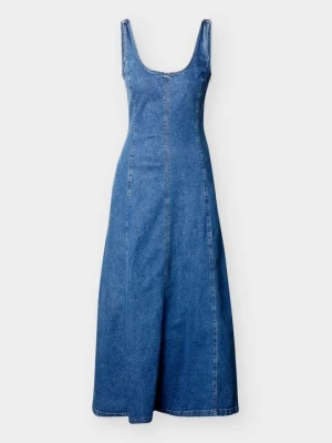 Sukienka jeansowa GAP niebieski denim