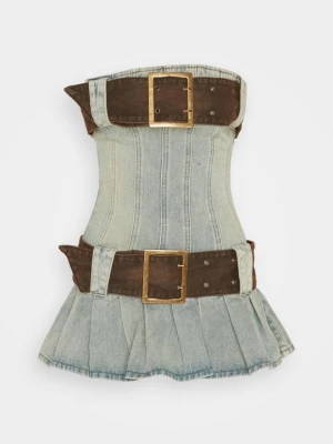 Sukienka jeansowa Jaded London bleached denim