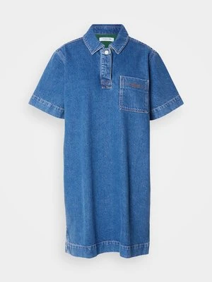 Sukienka jeansowa Lacoste niebieski
