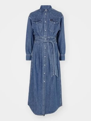 Sukienka jeansowa Lee niebieski denim
