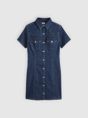 Sukienka jeansowa Levi's ciemnoniebieski