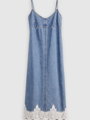 Sukienka jeansowa Levi's niebieski denim