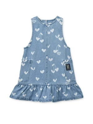 Sukienka jeansowa Liewood niebieski denim