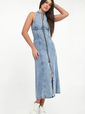 Sukienka jeansowa midi ARMANI EXCHANGE