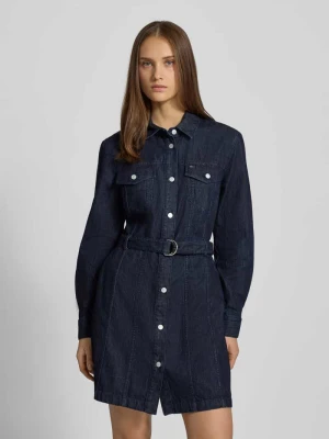Sukienka jeansowa mini z czystej bawełny Tommy Jeans