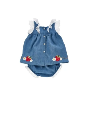Sukienka jeansowa Monnalisa niebieski denim