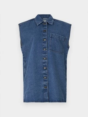 Sukienka jeansowa Noisy May niebieski denim