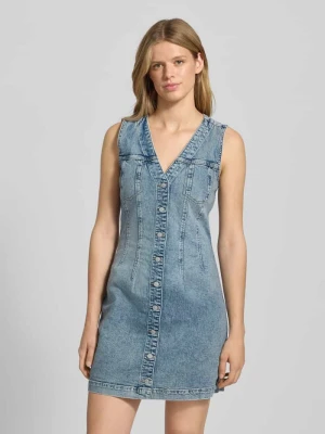 Sukienka jeansowa o kroju podkreślającym figurę z mieszanki bawełny Tommy Jeans