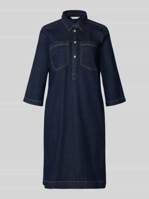 Sukienka jeansowa o kroju regular fit z mieszanki bawełny Tom Tailor