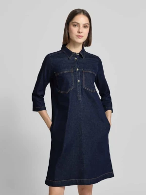 Sukienka jeansowa o kroju regular fit z mieszanki bawełny Tom Tailor