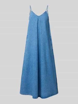Sukienka jeansowa o kroju relaxed fit z czystej bawełny Marc O'Polo DENIM