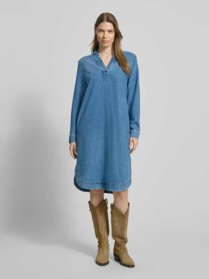 Sukienka jeansowa o kroju relaxed fit z mieszanki lyocellu i bawełny Marc O'Polo