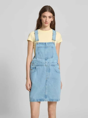 Sukienka jeansowa o kroju slim fit na szelkach model ‘LINN’ Only